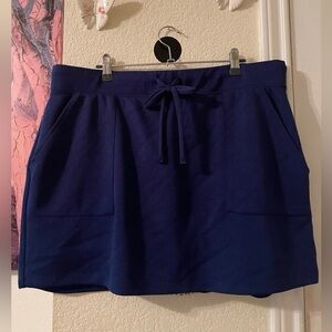 Gaiam Plus Size Womens blue skort with pockets size XL pre-owned
